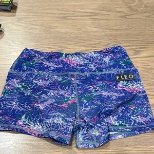 FLEO purple Patterned Shorts (CrossFit)